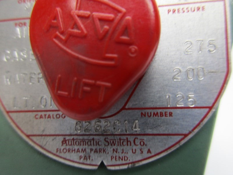 ASCO 8262C14 110/120V UNMP