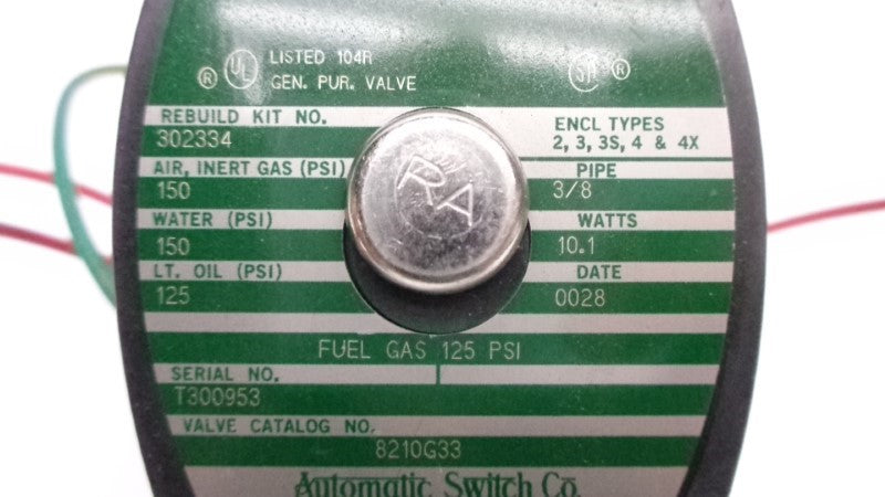 ASCO 8210G33 UNMP