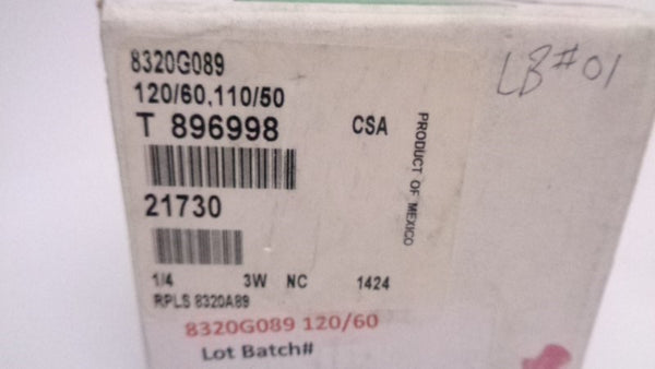 ASCO 8320G089 110/120V 110PSI 1/4" NSMP