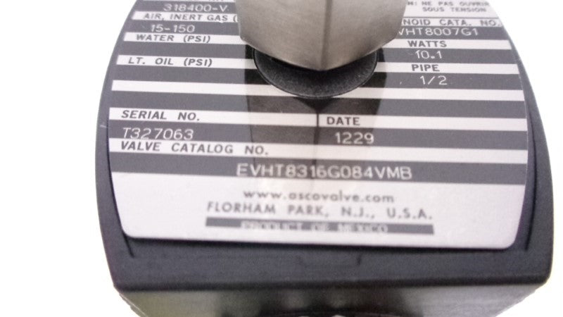 ASCO EVHT8316G084VMB 110/120V NSMP