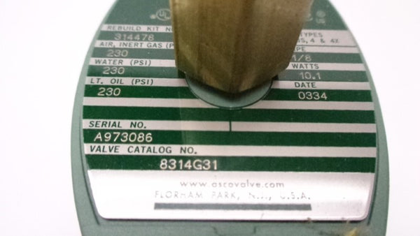 ASCO 8314G31 NSNP