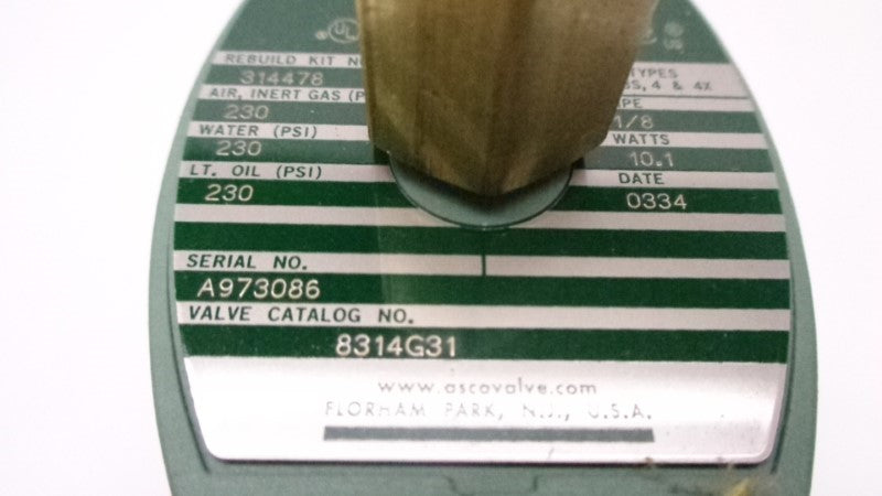 ASCO 8314G31 NSNP