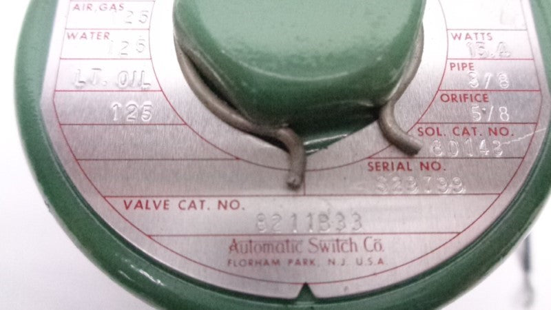 ASCO 8211B33 110/120V NSNP