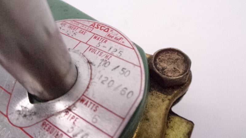 ASCO 8210D9 110/120V (AS PICTURED) UNMP