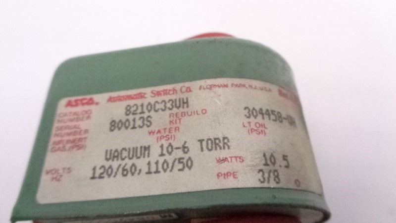 ASCO 8210C33VH 110/120V NSNP