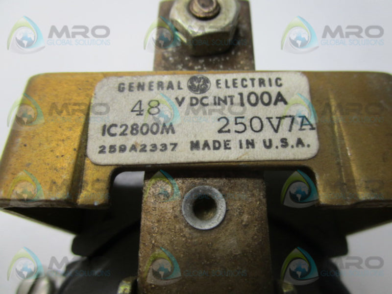 GENERAL ELECTRIC IC2800M CONTACTOR 250V  UNMP