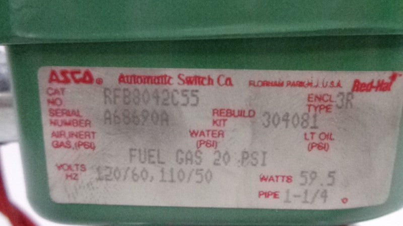 ASCO RFB8042C55 110/120V NSNP