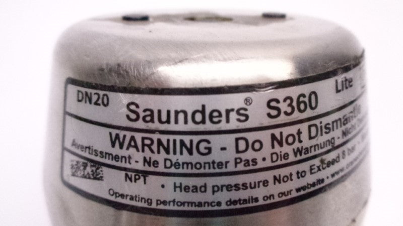SAUNDERS S360 DN20 UNMP