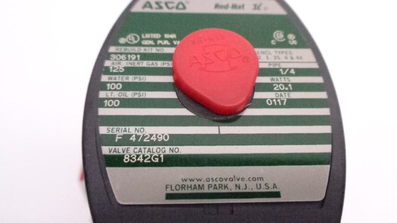 ASCO 8342G1 120V 100PSI 1/4" NSMP
