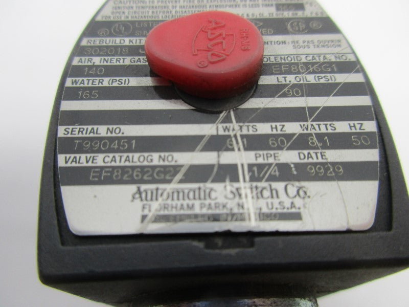 ASCO EF8262G22 UNMP