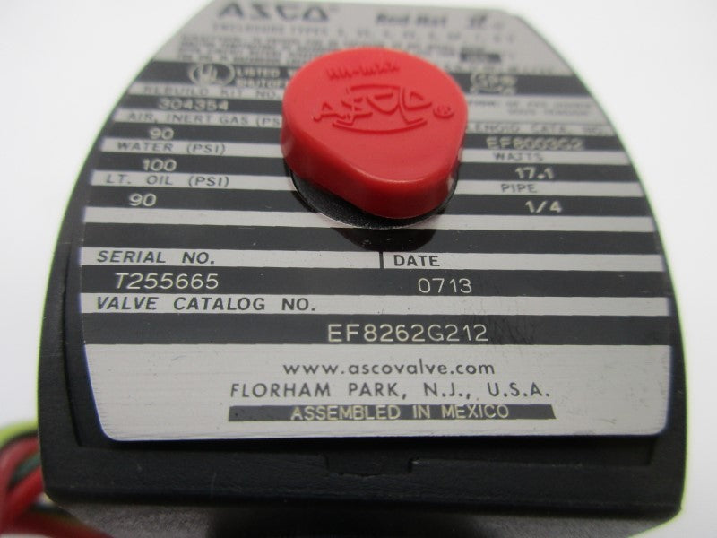 ASCO EF8262G212 NSNP