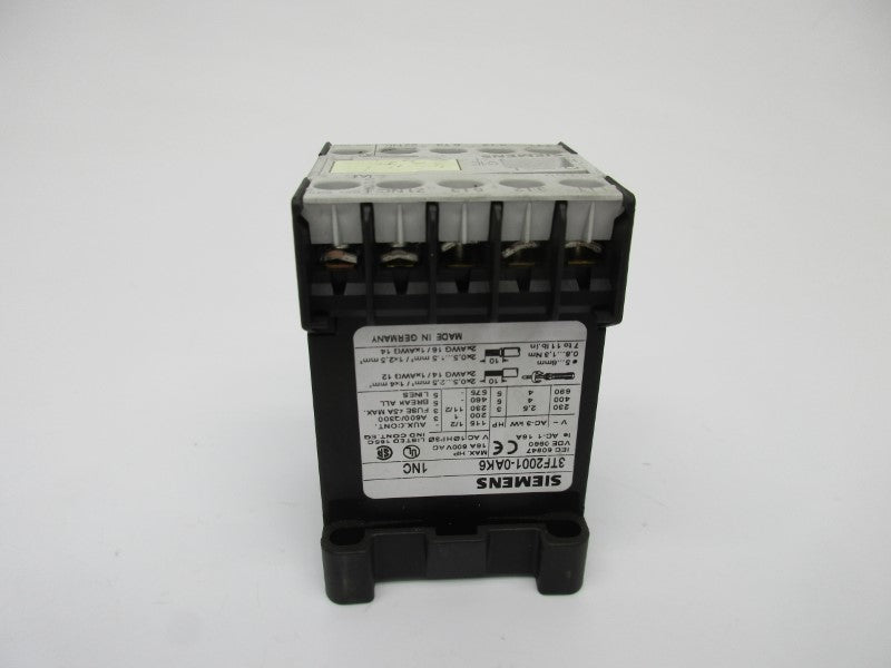 SIEMENS 3TF2001-0AK6 110/120V NSNP