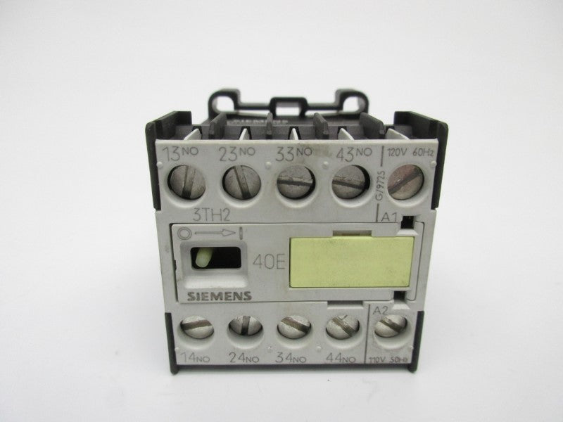 SIEMENS 3TH2040-0AK6 4A 110/120V NSMP