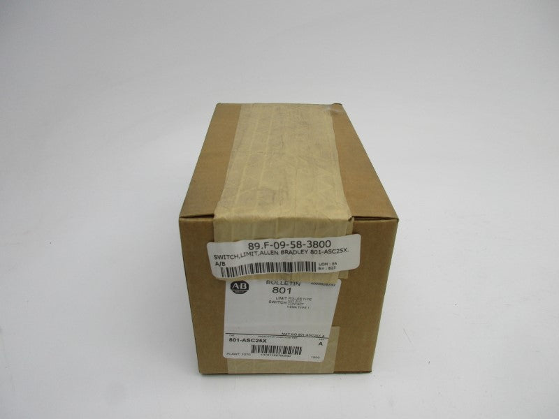 ALLEN BRADLEY 801-ASC25X SER. A (BR/WH) NSFS