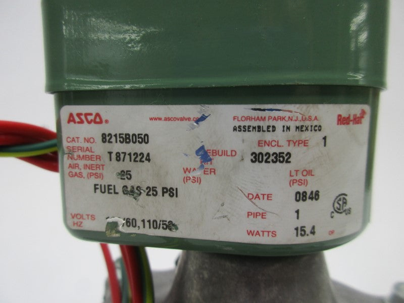 ASCO 8215B050 120/60 110/50 UNMP