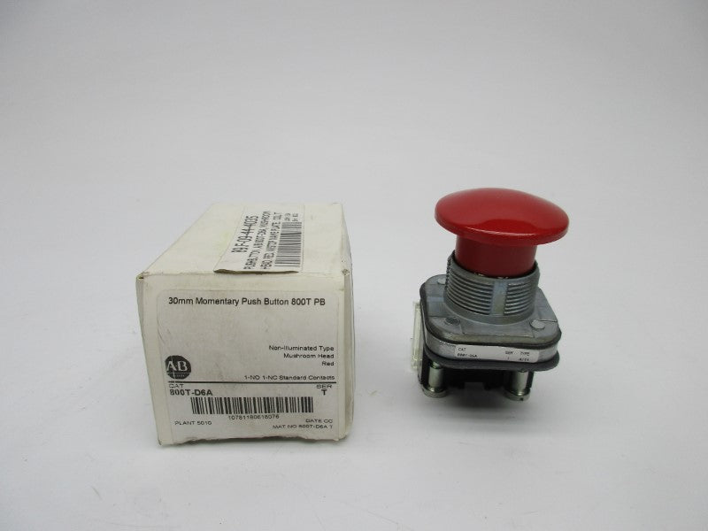 ALLEN BRADLEY 800T-D6A SER. T (AS PICTURED) (WH) NSMP