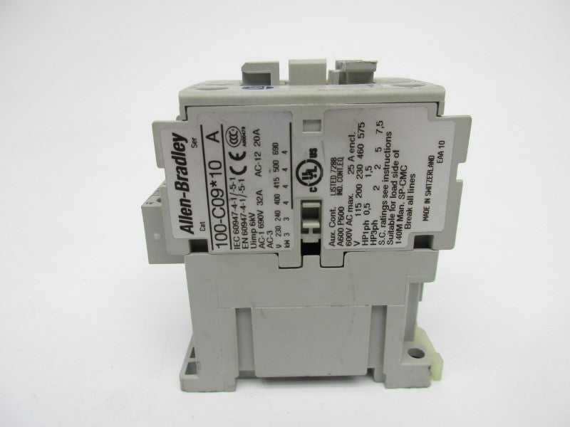 ALLEN BRADLEY 100-C09*10 SER. A 110/120V NSNP
