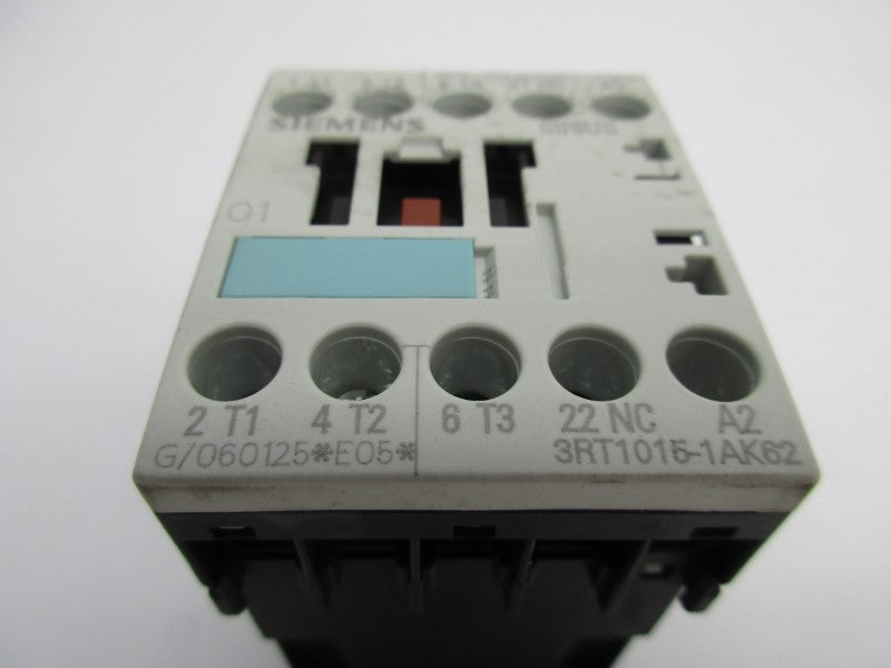 SIEMENS 3RT1015-1AK62 110/120V UNMP