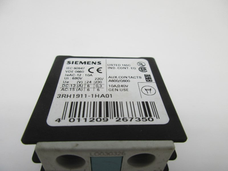 SIEMENS 3RH1911-1HA01 NSNP