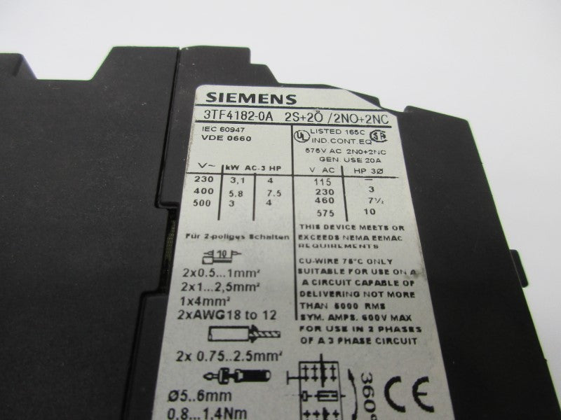 SIEMENS 3TF4182-0A 110/120V NSNP