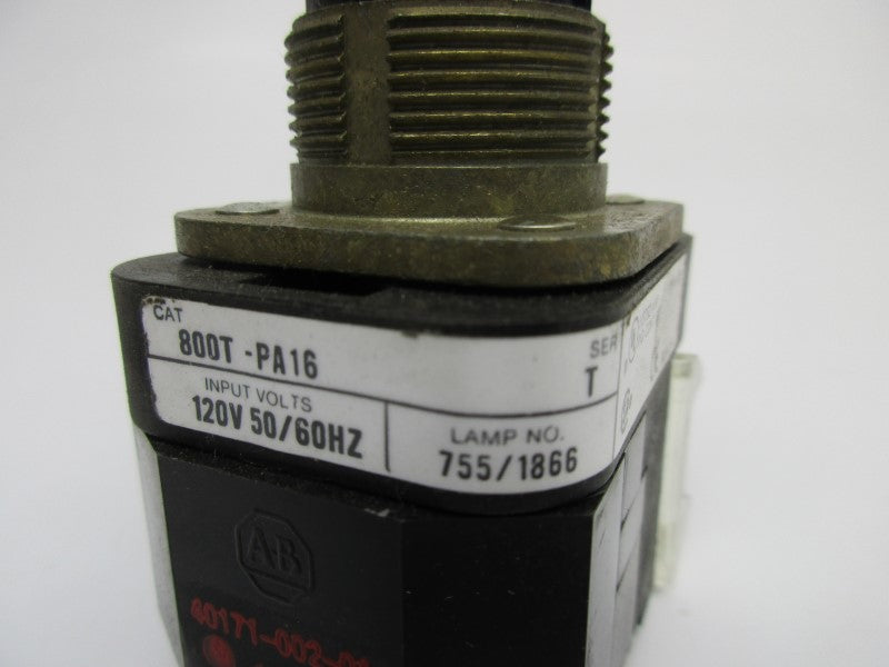 ALLEN BRADLEY 800T-PA16 SER. T (AS PICTURED) NSNP