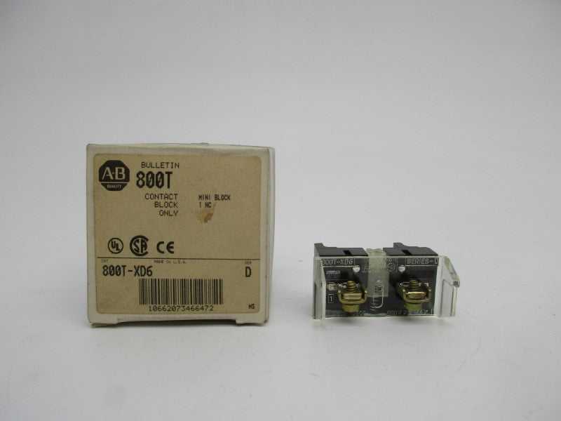 INDUSTRIAL SPARE PART 800T-XD6 SER. D NSMP