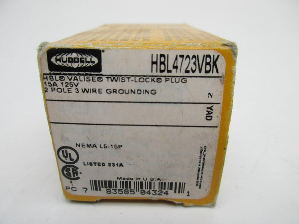 HUBBELL HBL4723VBK 125V 15A NSMP