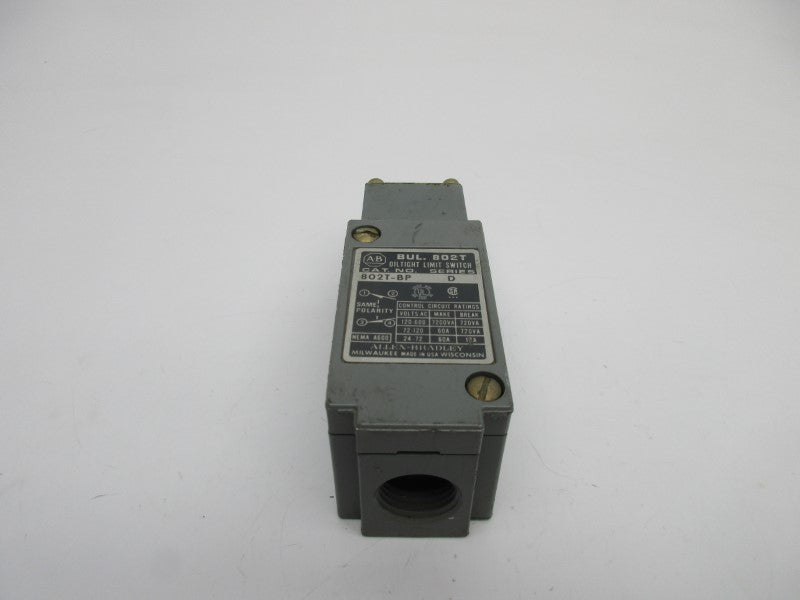 ALLEN BRADLEY 802T-BP SER. D UNMP