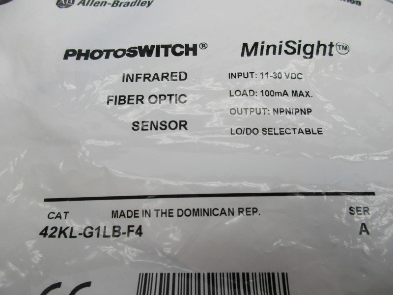ALLEN BRADLEY 42KL-G1LB-F4 SER. A 11-30VDC NSMP