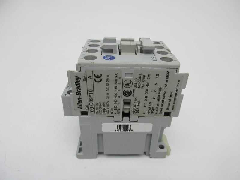 ALLEN BRADLEY 100-C09D10 SER. A 110/120V UNMP