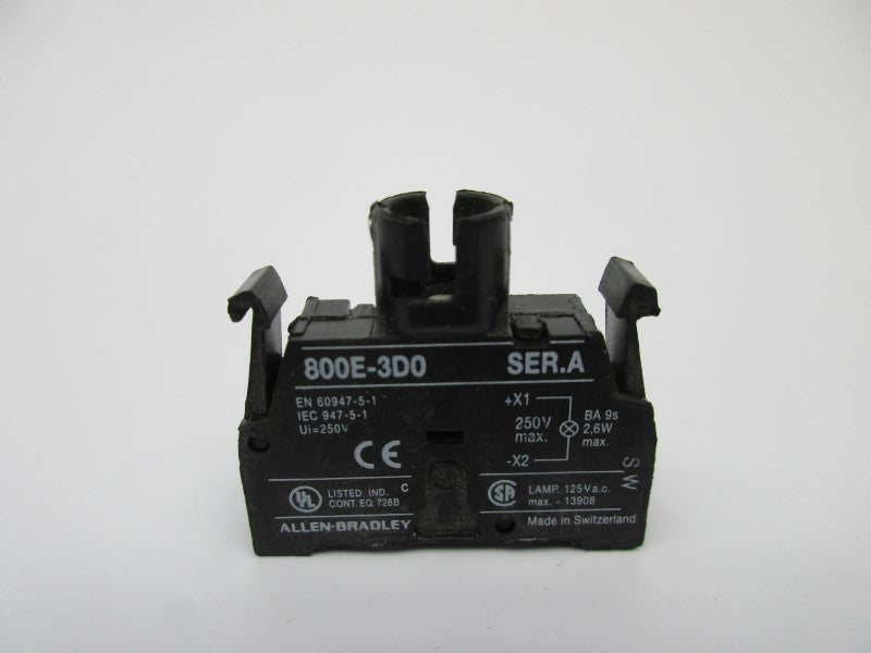 ALLEN BRADLEY 800E-3D0 SER. A UNMP