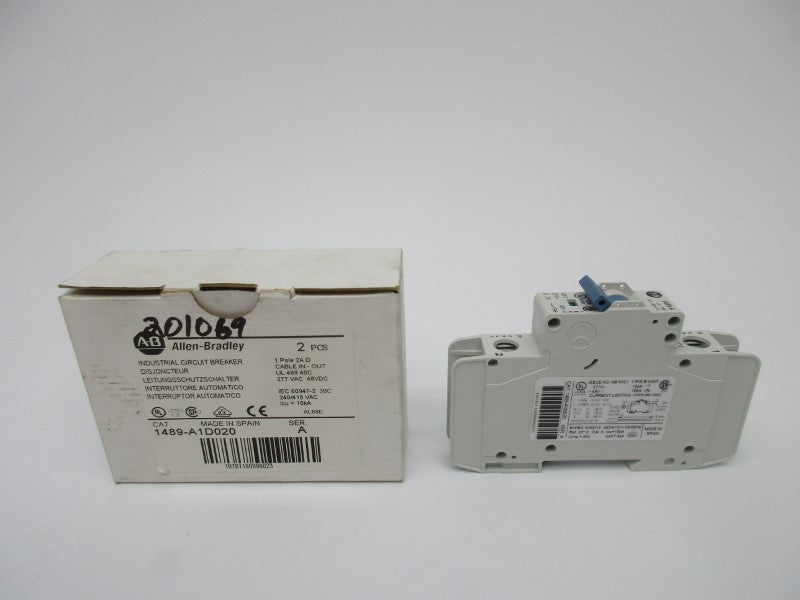 ALLEN BRADLEY 1489-A1D020 SER. A 2A 277V NSMP