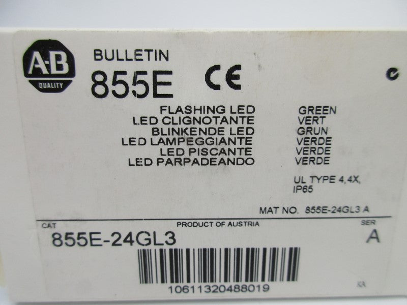 ALLEN BRADLEY 855E-24GL3 SER. A NSMP