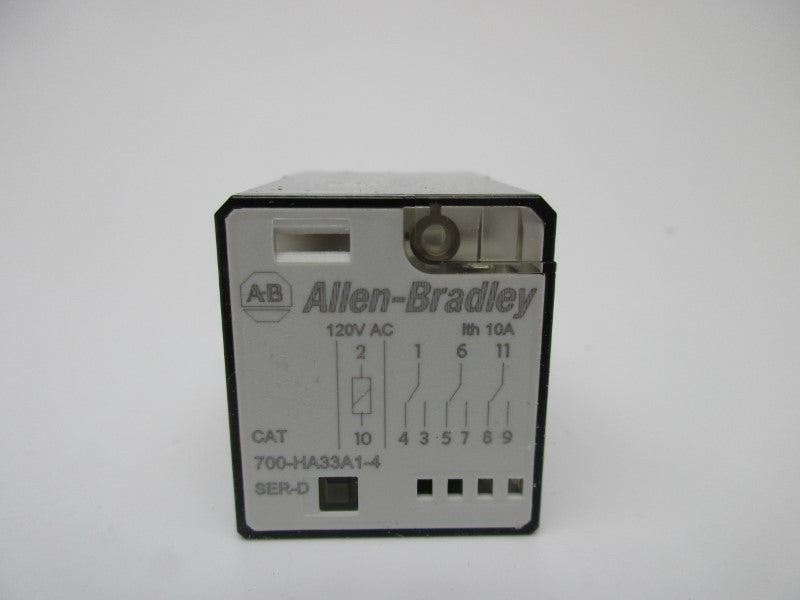 ALLEN BRADLEY 700-HA33A1-4 SER. D 10A 120VAC NSMP
