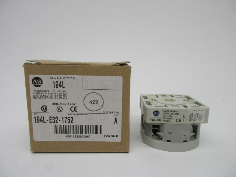 ALLEN BRADLEY 194L-E32-1752 SER. A NSMP