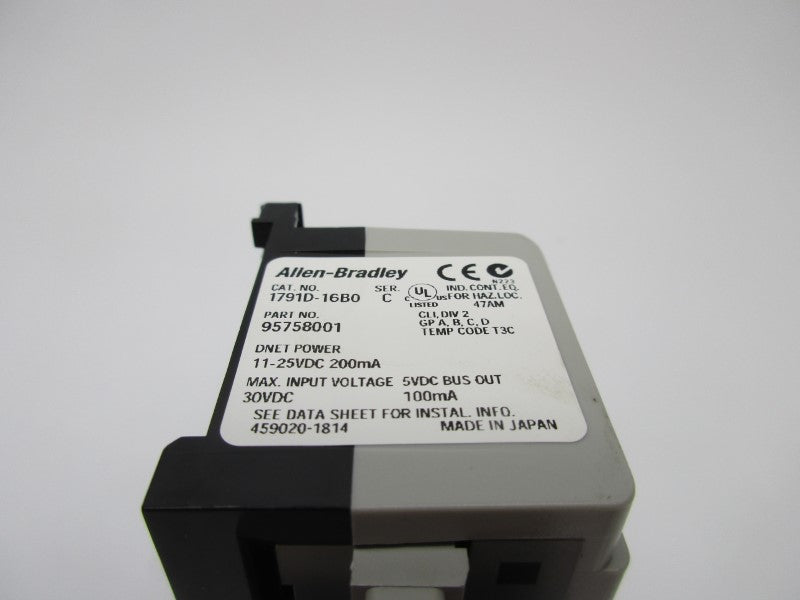 ALLEN BRADLEY 1791D-16B0 SER. C NSNP