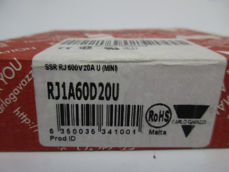 CARLO GAVAZZI RJ1A60D20U 20A 600V NSMP
