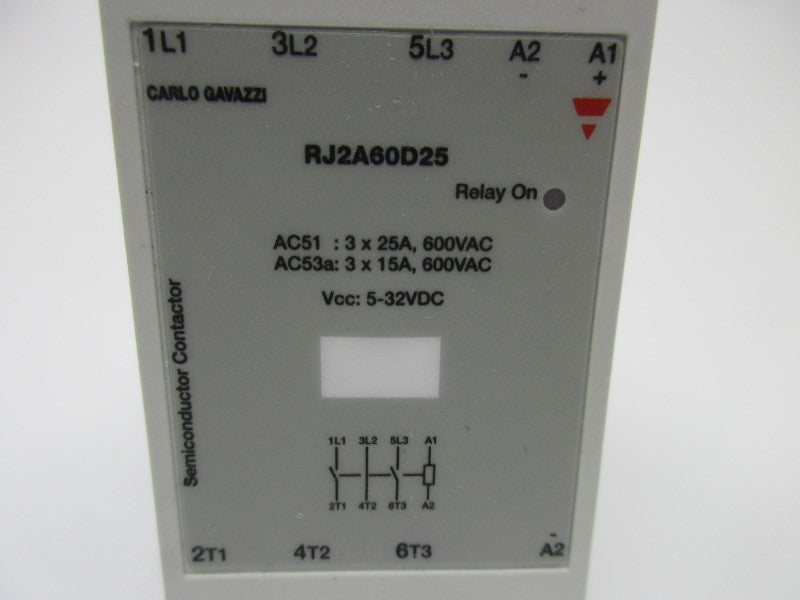 CARLO GAVAZZI RJ2A60D25 25A 600VAC NSMP