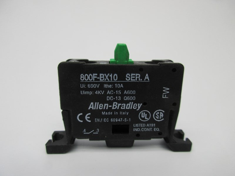 ALLEN BRADLEY 800F-BX10 SER. A NSNP