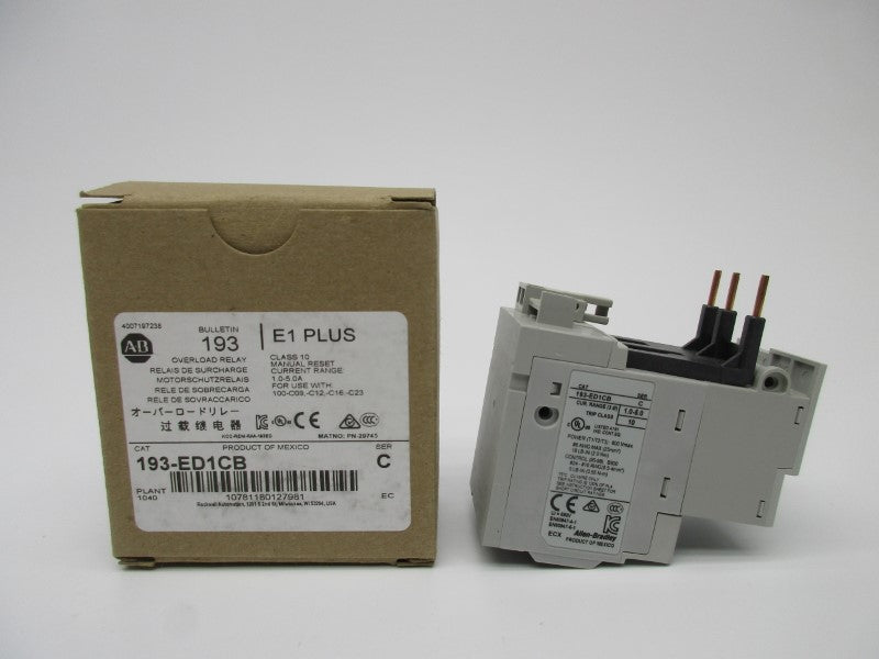 ALLEN BRADLEY 193-ED1CB SER. C 1.0-5.0A NSMP