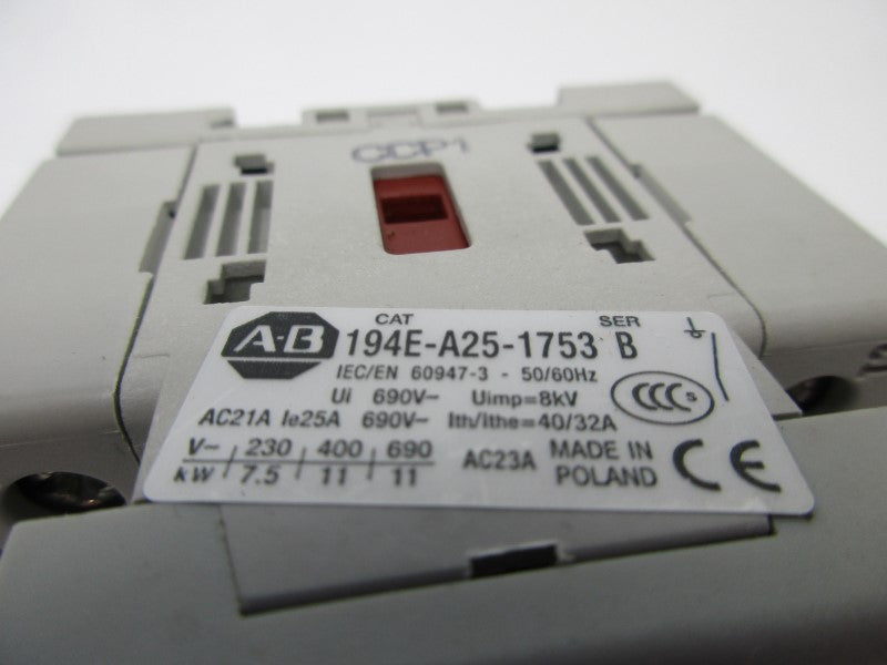 ALLEN BRADLEY 194E-A25-1753 SER. B (AS PICTURED) UNMP