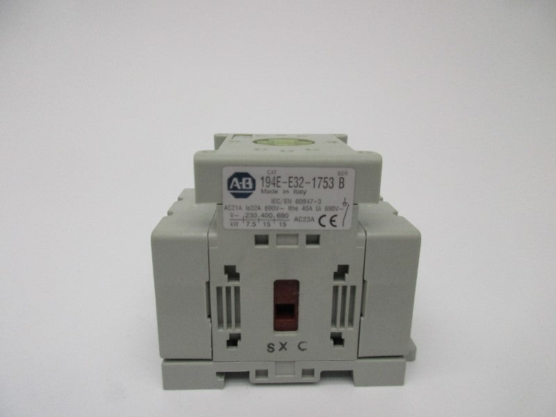 ALLEN BRADLEY 194E-E32-1753-6N SER. B (AS PICTURED) NSMP