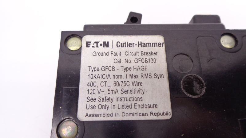 CUTLER HAMMER GFCB130 30A 120V NSNP