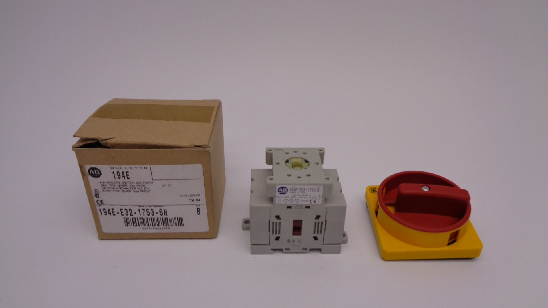 ALLEN BRADLEY 194E-E32-1753-6N SER. B NSMP