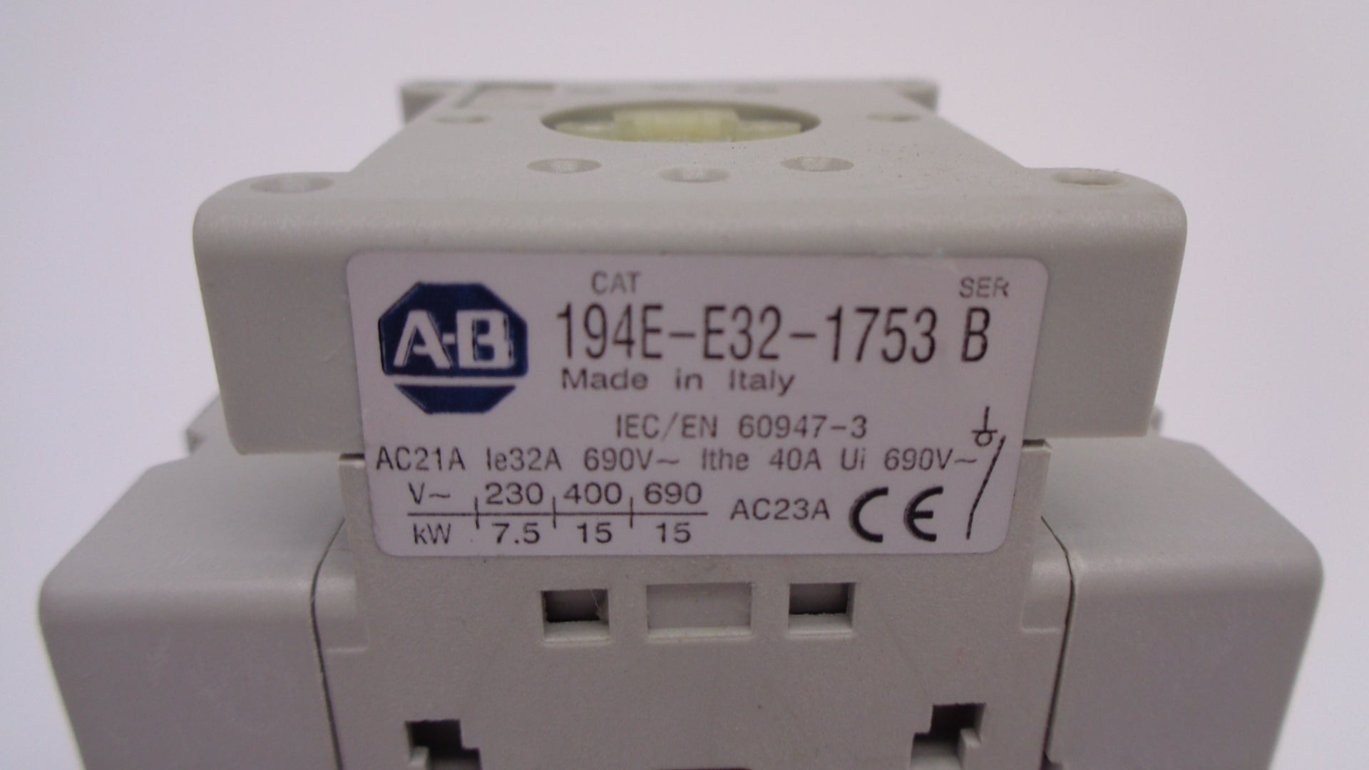 ALLEN BRADLEY 194E-E32-1753-6N SER. B NSMP