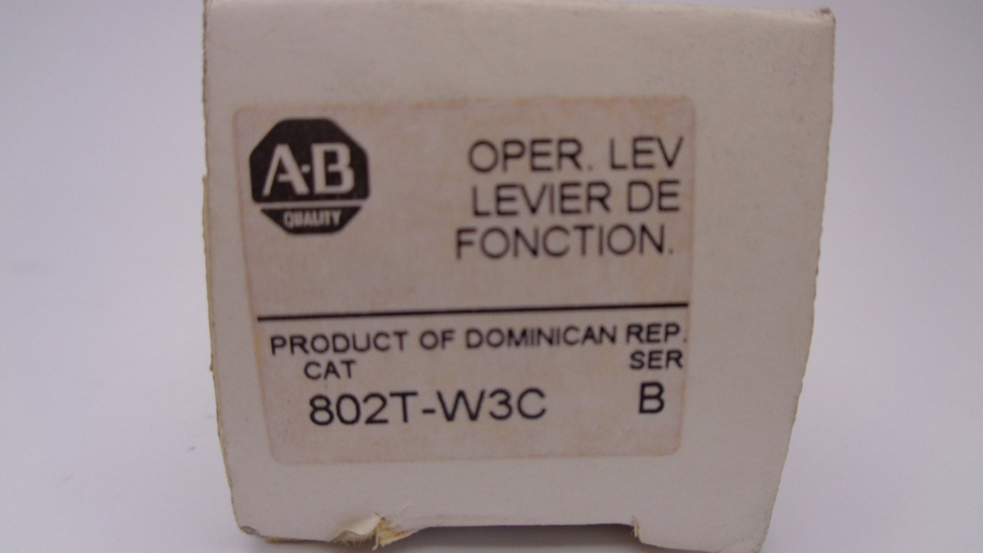 ALLEN BRADLEY 802T-W3C SER. B NSMP