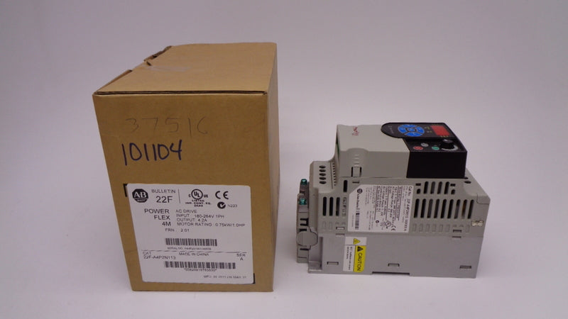 ALLEN BRADLEY 22F-A4P2N113 SER. A F/W 2.01 NSMP