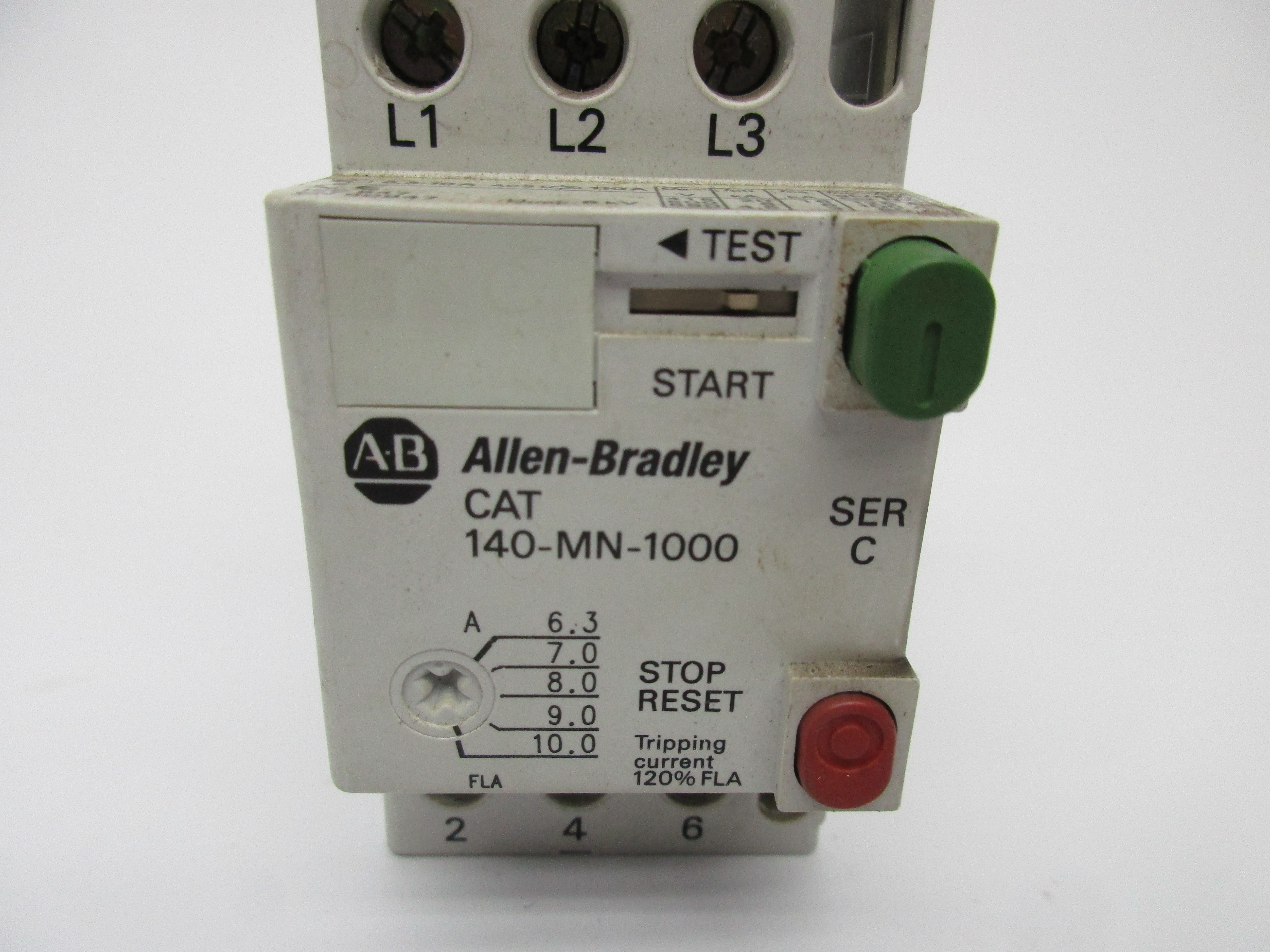 ALLEN BRADLEY 140-MN-1000 SER. C 6.3-10.0A 600V UNMP