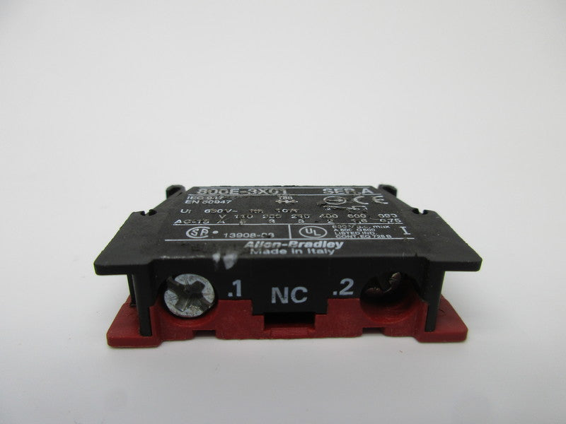 ALLEN BRADLEY 800E-3X01 SER. A UNMP