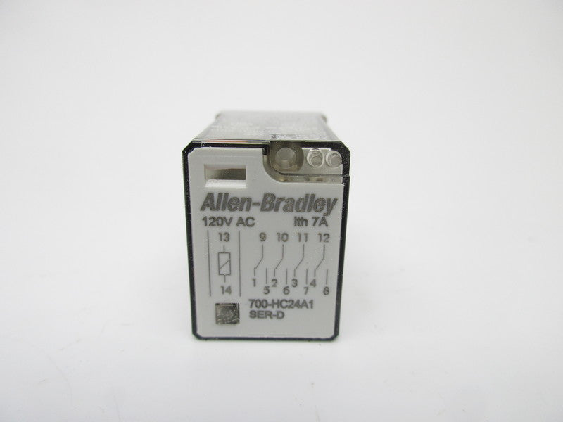 ALLEN BRADLEY 700-HC24A1 SER. D 7A 120VAC (WH) NSMP